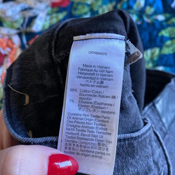 MADEWELL The Petite Perfect Vintage Jean Lunar Wash Gray Size 25P - Picture 10 of 11